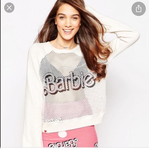 Wildfox Barbie Mesh Sweater Size XS - Picture 2 of 3
